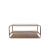 Lautner is a coffee table that stands out for its curved edges, solid varnished wood and polished brass details. Its...
