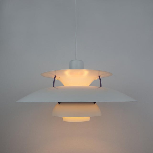 1960s Vintage Danish Pendant Lamp Ph 5 by Poul Henningsen for Louis Poulsen, 1960s For Sale - Image 5 of 8