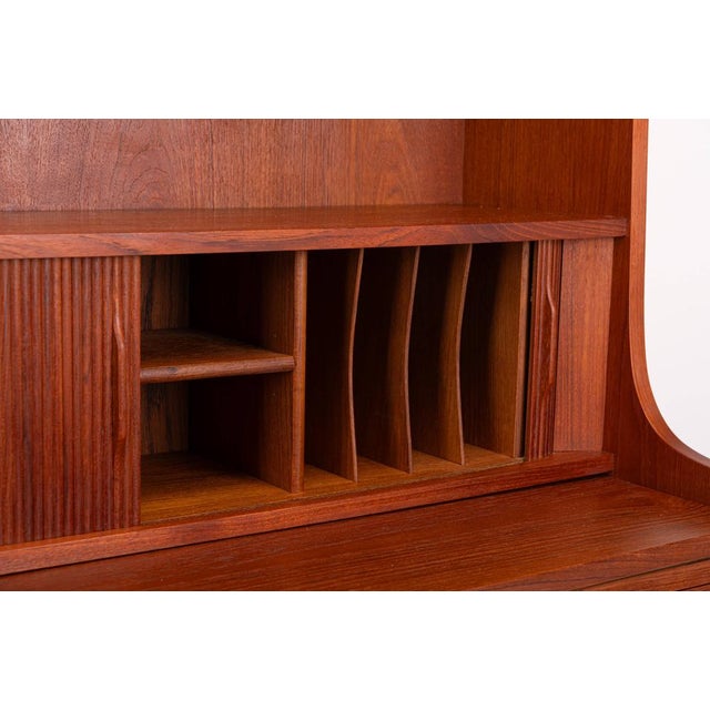 Danish Teak Bookcase by Johannes Sorth for Nexø, 1960s For Sale - Image 6 of 13