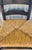 Black 1960s Ladder Back Arm Chair & Foot Stool Set For Sale - Image 8 of 12