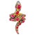 Bochic "Orient" Cleopatra Serpent Ruby Ring and Fancy Sapphires Set in 22K Gold For Sale - Image 18 of 18