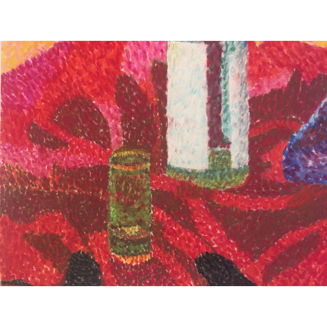 Contemporary Original Vintage Pointalist Still Life Painting For Sale - Image 3 of 5