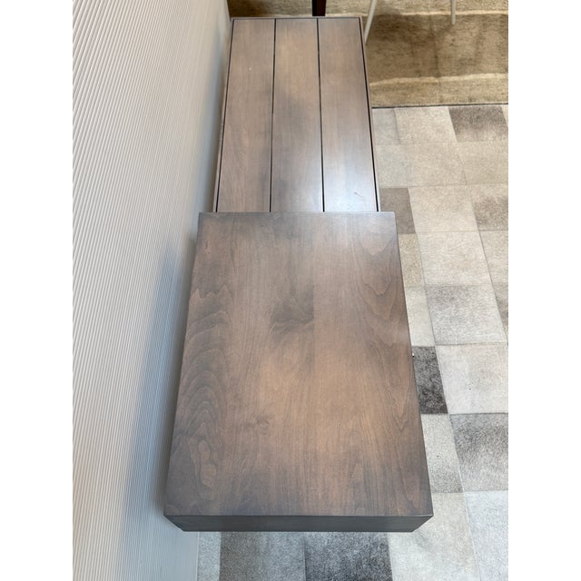 Room & Board Morris Bench With Single Drawer For Sale - Image 9 of 12