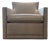 A. Rudin Model 712 Contemporary Upholstered Swivel Club Chair For Sale