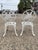Victorian Style Rose Pattern Cast Aluminum Garden Patio Outdoor Bistro Chairs For Sale - Image 10 of 11