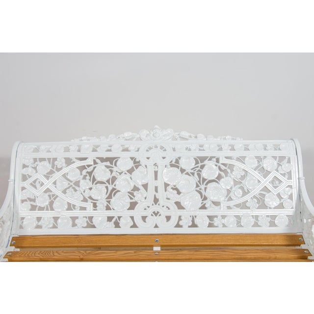 Victorian Aluminium Garden Bench, United Kingdom, 1950s For Sale - Image 3 of 14