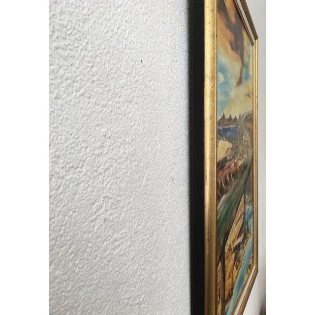 Angelo Donadoni, La Direction, 1992, Oil on Wood, Framed For Sale - Image 7 of 9