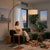 The Tambo Arc Lamp is a mid-century modern masterpiece from NOVA's lighting line, featuring a weathered brass finish...