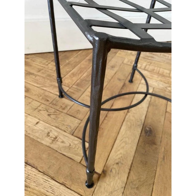 Not Yet Made - Made To Order Custom Made Forged Iron European Style Dining Chairs For Sale - Image 5 of 12