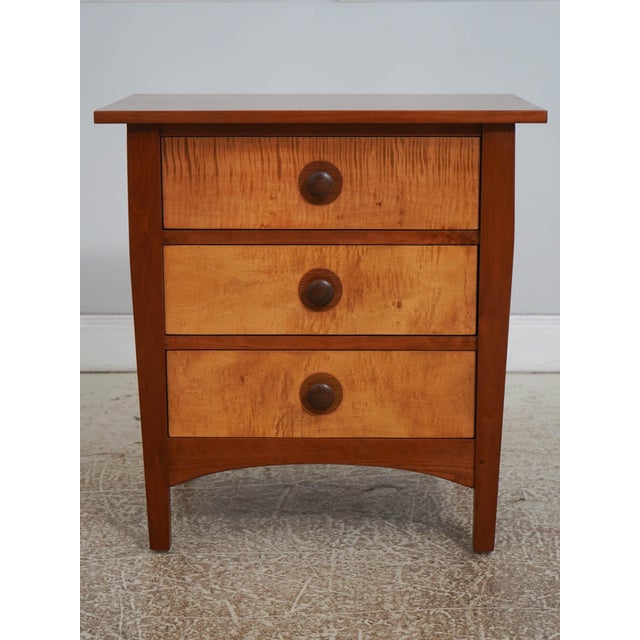 Age: C.1998 Details: Finish no.3 Cherry Copper Trimmed Details Dovetailed Drawer Construction High Quality Construction...