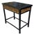 Chinoiserie Ebonized Bamboo Accent Table For Sale