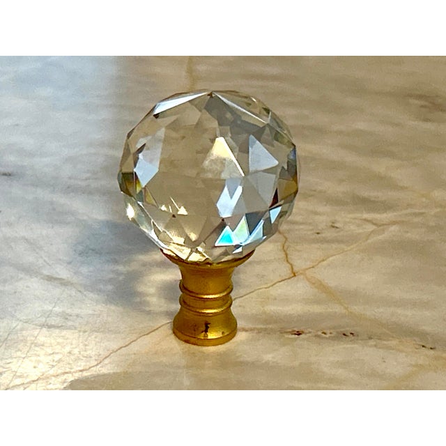 Vintage Stiffel Style Brass Lamp With Double Sockets For Sale - Image 11 of 12