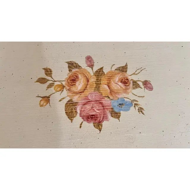 Wood 1990s Maitland-Smith Demilune Hand-Painted Console Table For Sale - Image 7 of 12