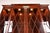 Baker Furniture Historic Charleston Georgian Inlaid Mahogany Lighted Breakfront Bookcase Cabinet For Sale - Image 10 of 14