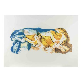 Orfeo Vitali, Lithograph of Deers, 1970s, Lithograph For Sale