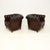 Swedish Leather Club Chairs by Broderna Andersson for Bröderna Andersson, 1950s, Set of 2 For Sale - Image 3 of 9