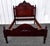 Wood Antique Renaissance Victorian Hand Carved Oak Full Size Bed Frame For Sale - Image 7 of 9