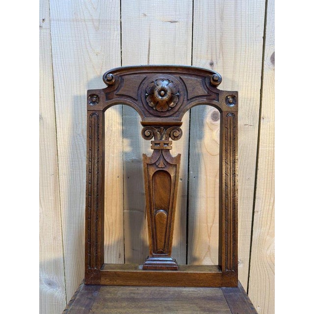 Neo-Renaissance Walnut Chairs, Set of 8 For Sale - Image 9 of 10