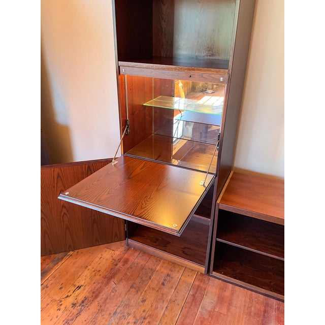 1960s Omann Jun Scan-Flex Rosewood Cabinets For Sale - Image 10 of 18