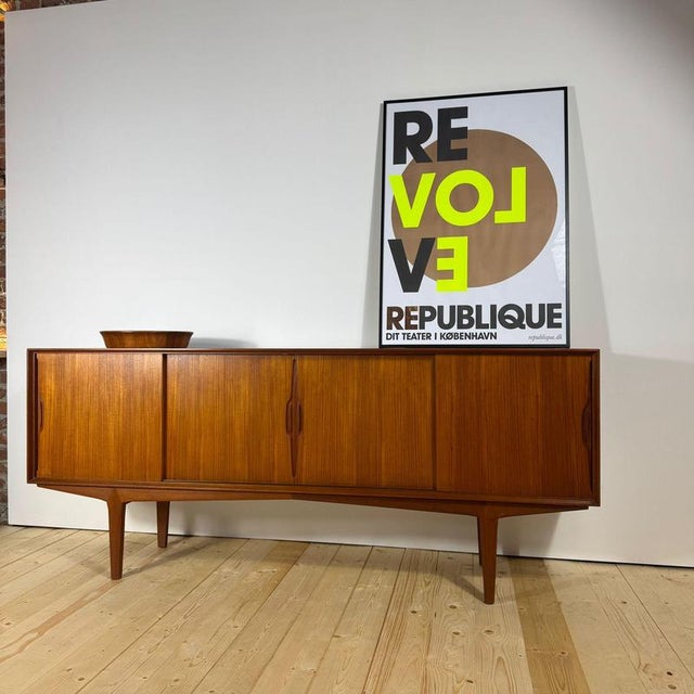 Vintage Danish Sideboard in Teak, 1960s For Sale - Image 4 of 13