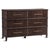Art Deco Deco Modern Six-Drawer Walnut Finish Dresser For Sale - Image 3 of 7