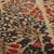 Textile Antique Kerman Lavar Red and Blue Wool Persian Rug For Sale - Image 7 of 8