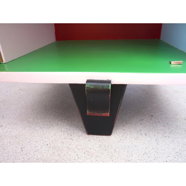 Wood Small Vintage Bedside Tables, Set of 2 For Sale - Image 7 of 10