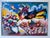 Vibrant and whimsical original color serigraph (silkscreen) on paper titled "Fly Over Jerusalem" by celebrated Polish-...