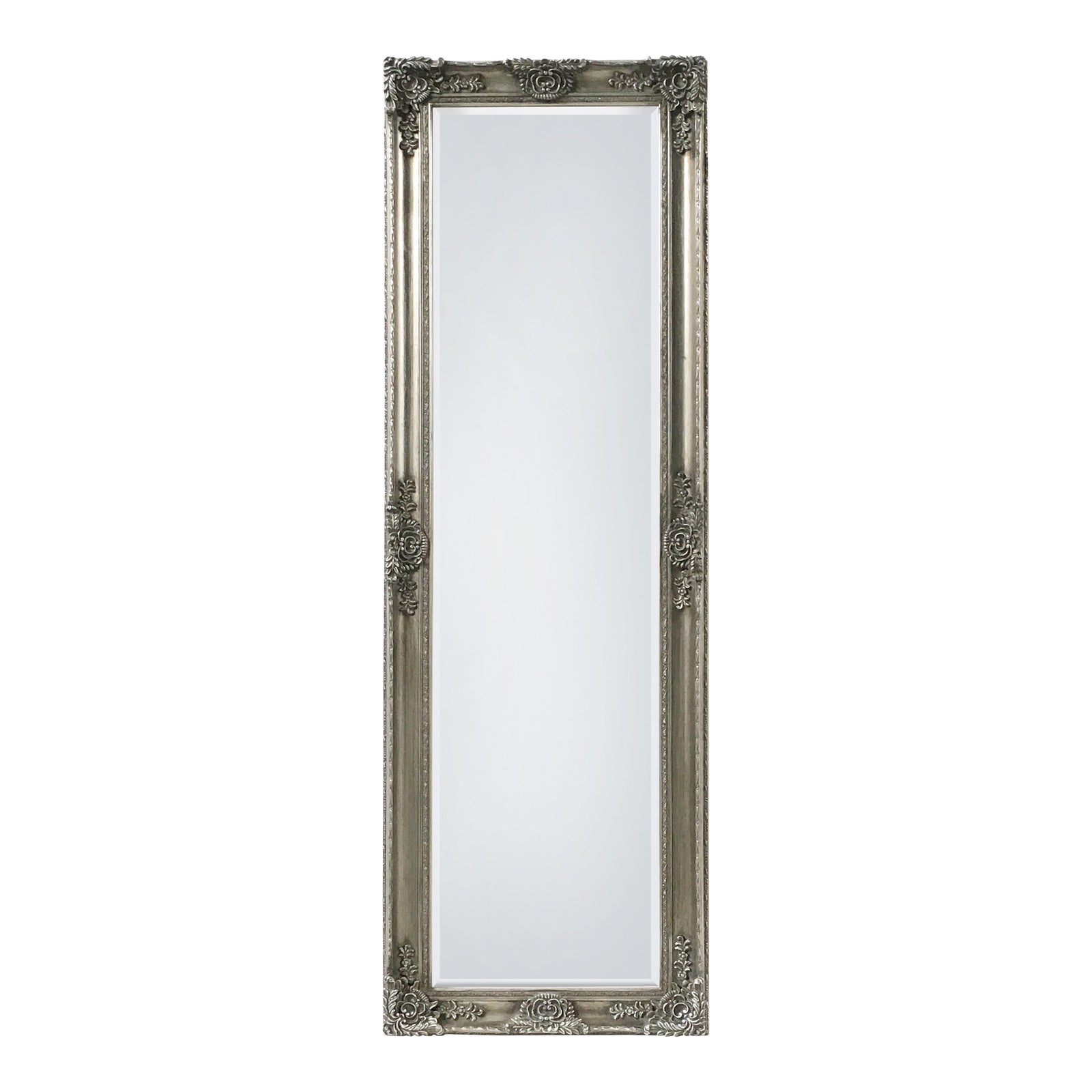 Mayfair Belle Antique Silver Full Length Mirror Chairish