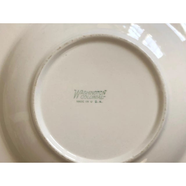 Washington Colonial Vogue Pottery Soup Bowl For Sale - Image 11 of 12