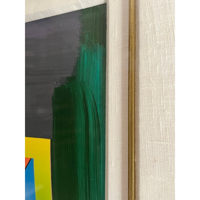 Peter Max “Cosmic Runner on Blends” Hand-Signed Hand-Embellished Mixed Media Pop Art Print For Sale In New York - Image 6 of 8