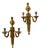 Napoleon III Gilt Bronze 2-Branch Candle Sconces, Mid-19th Century, Set of 2 For Sale