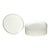 1970s Mid Century Modern Trays Round White Plastic Splatter Platters by Sabe’s For Sale