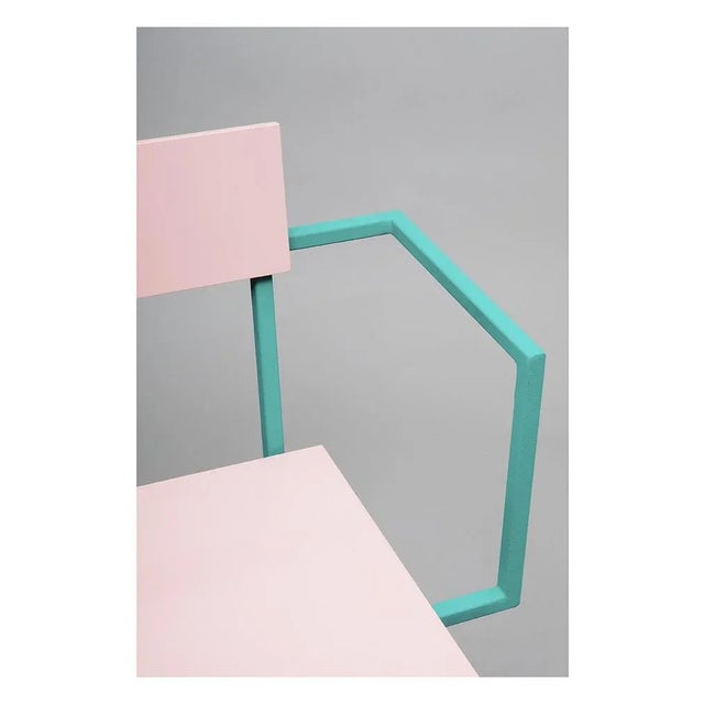 Banco Pink Armchair by Clémence Seilles for Stromboli Design For Sale - Image 4 of 7