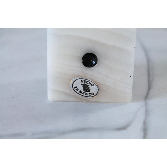 Mid 20th Century Vintage Mexican Stone Dice Paperweight For Sale - Image 5 of 9