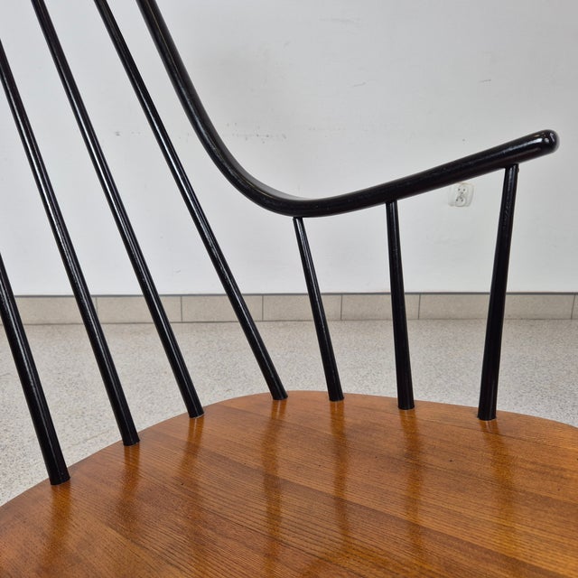 Mid-Century Danish Rocking Chair from Lena Larsson Grandessa, 1950s For Sale - Image 4 of 12