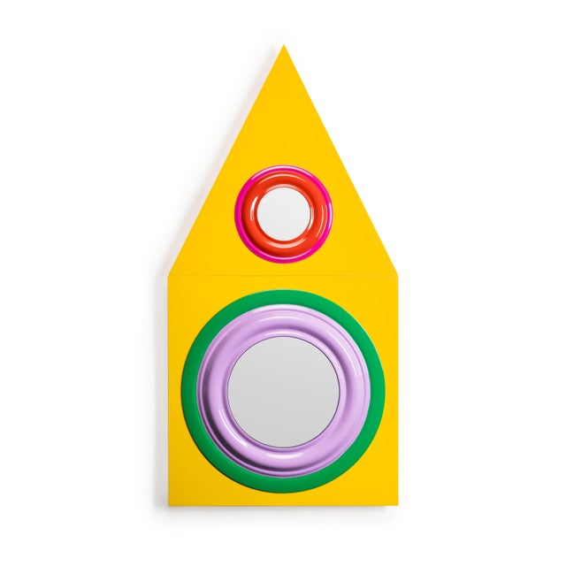 Pink Bindoo Kama Modular Mirror by Kumar La Noce for Altreforme For Sale - Image 8 of 16