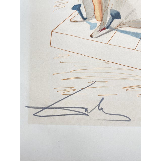 An original * Woodcut / xylography * Title: “The Falsifiers” * by the artist Salvador Dali (1904 - 1989) * Dali is one of...