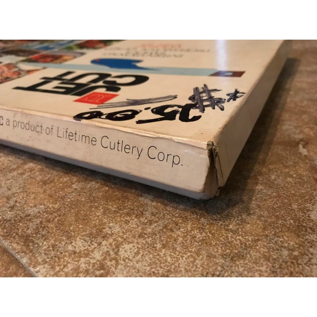 Vintage Japanese Lifetime Cutlery Jet Cut Carving Set For Sale - Image 9 of 11