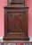 The clock body is made of solid oak decorated with hand carving. The clock mechanism is functional, two-weight with a...