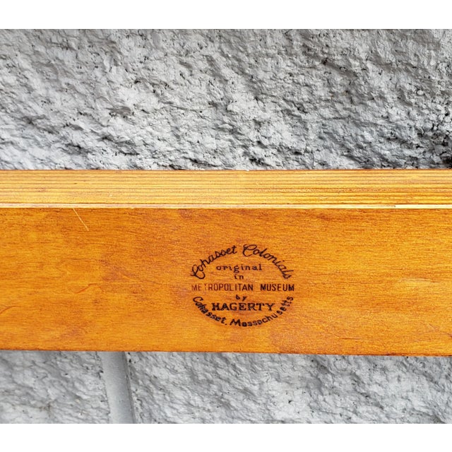 Wood Cohasset Colonials by Hagerty Colonial Style Maple Full Size Bedframe For Sale - Image 7 of 9
