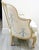 1930s Antique Framed French Louis XV Style Bergère Chair Scalamandre Fabric For Sale - Image 5 of 15