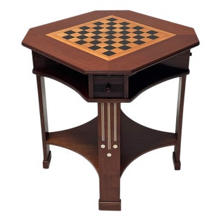 Antique Game Table, 1900s For Sale