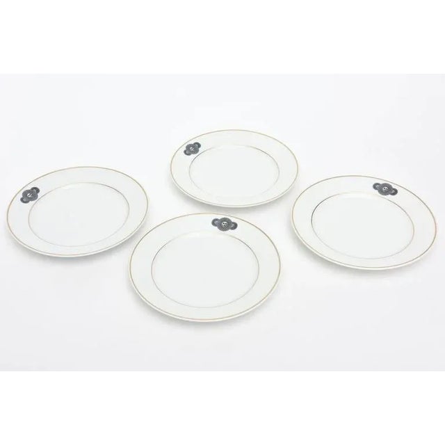 This set of 4 vintage fabulous classic porcelain plates are a collaboration between Fornasetti and Rosenthal. They have...