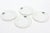 This set of 4 vintage fabulous classic porcelain plates are a collaboration between Fornasetti and Rosenthal. They have...