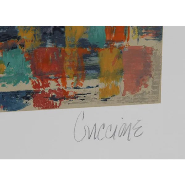 This lithograph on arches paper, titled "Still Life," was created by the American artist, Bob Guccione, in 1990. It is...