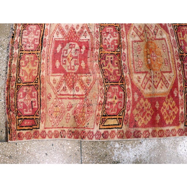 Textile Galerie Shabab Collection Mid-20th Century Turkish Anatolian Runner For Sale - Image 7 of 10