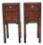 Early 20th Century Mahogany Bedside Cabinets, 1920s, Set of 2 For Sale