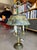 1970s Vintage Brass Verdigris Three-Light Bouillotte Table Lamp Neoclassical Hollywood Regency Style For Sale - Image 5 of 16