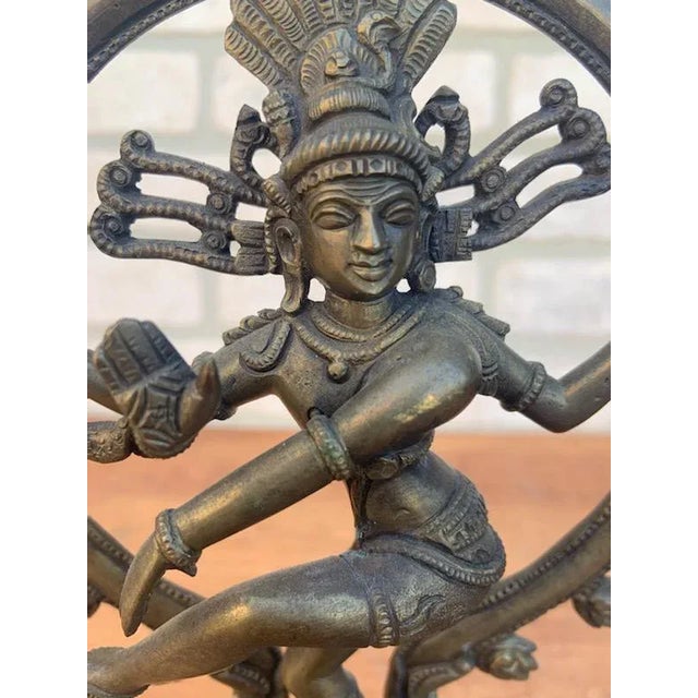 Antique Shiva Nataraja the Lord of Dance Statue For Sale - Image 4 of 6